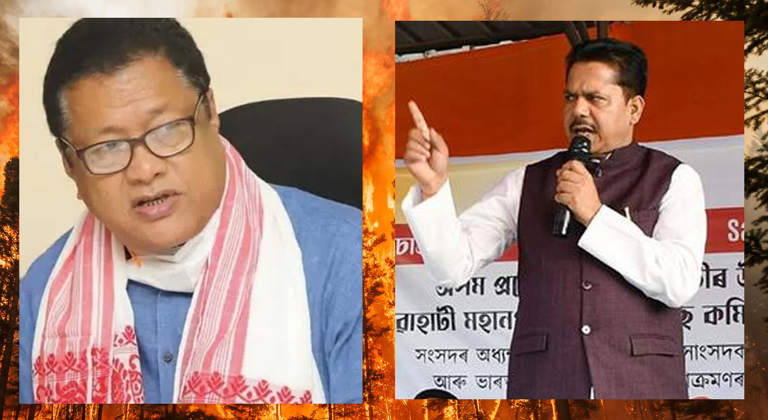 Congress demands resignation of education minister ranoj pegu