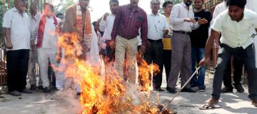 congres protest guwahati